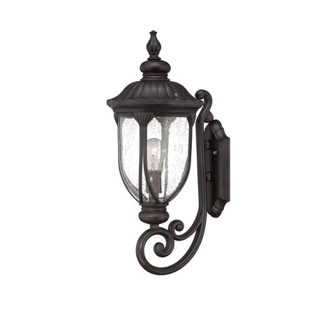 Estallar Laurens 1-Light Black & Coral Wall Light ES3102523